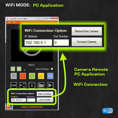 WiFi Mode PC Application