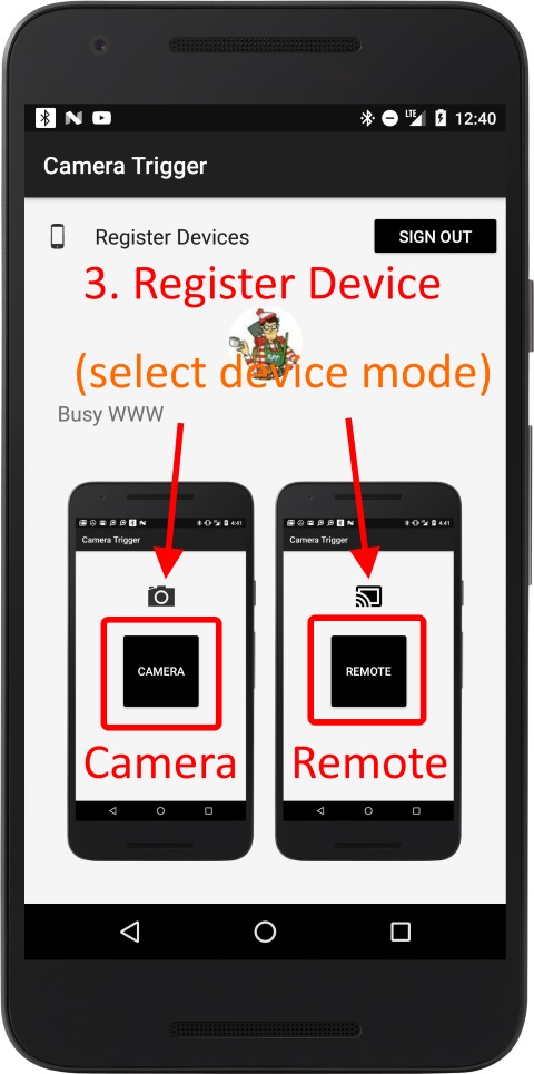 Camera Trigger Remote View