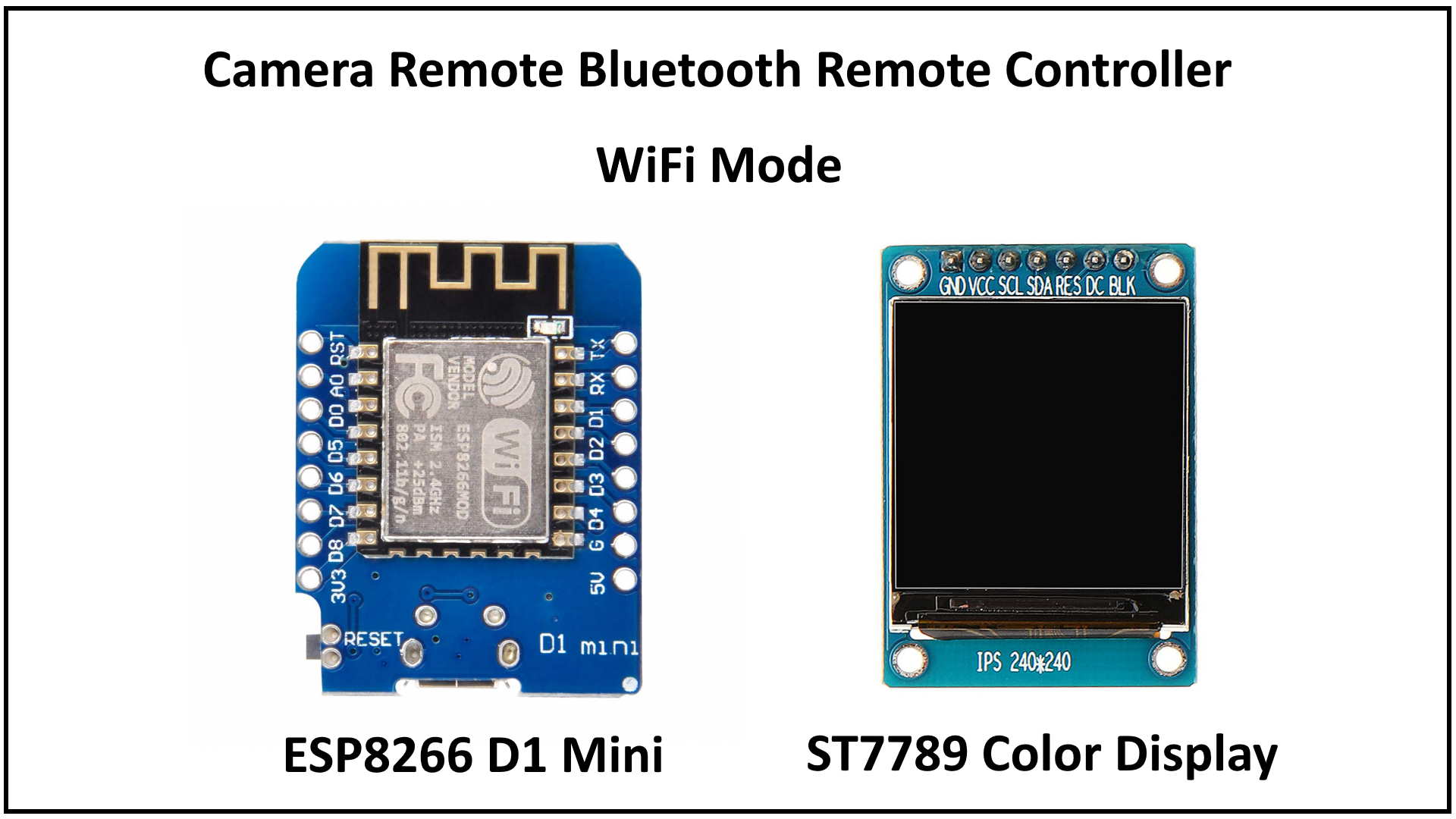 camera remote bluetooth iot